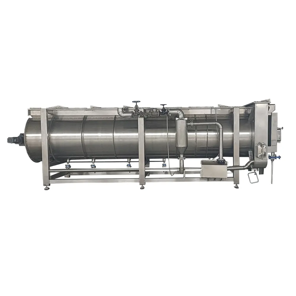 High temperature blancher for potato